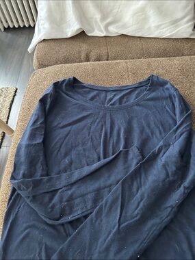 No Boundaries Navy Long Sleeve Tee